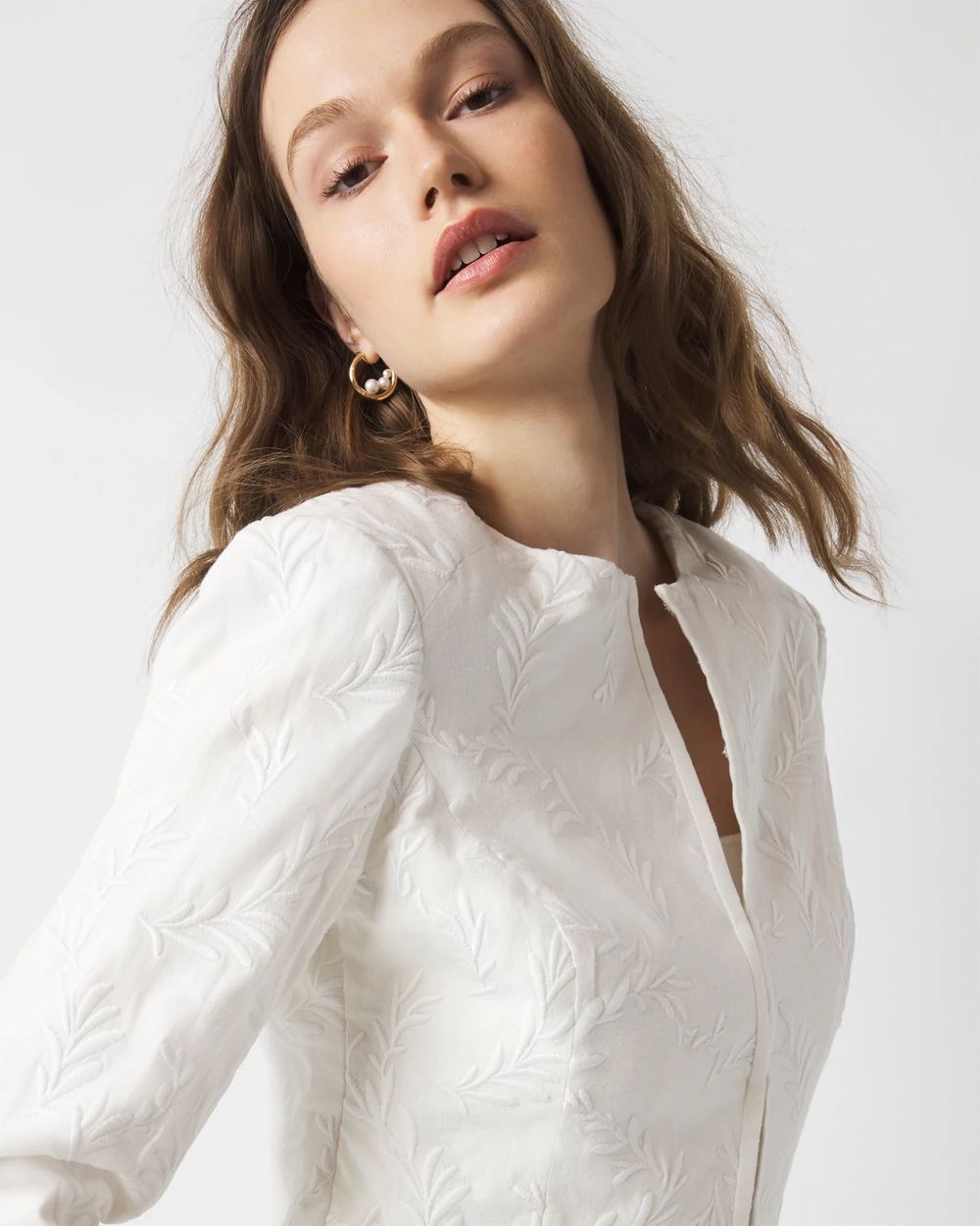 Embroidered Lady Jacket | White House Black Market